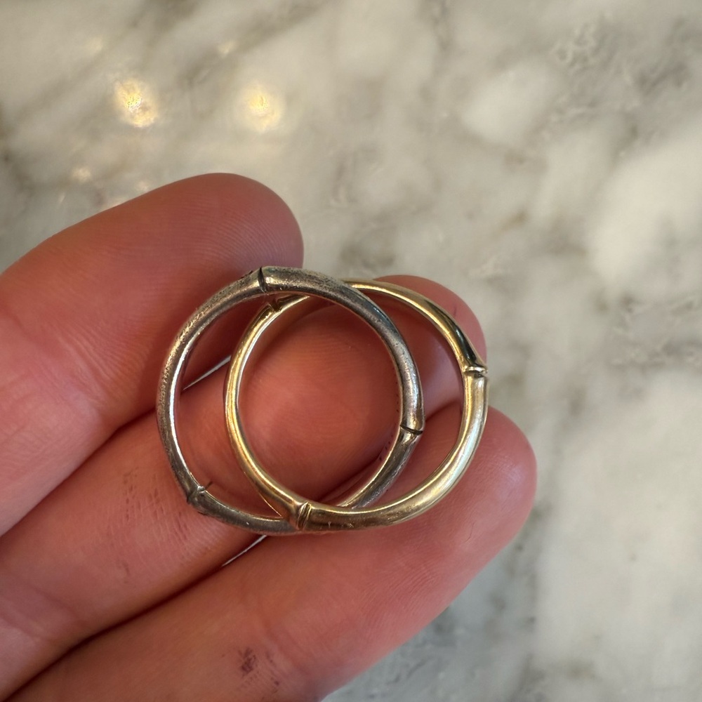 John Hardy Silver and Gold ring